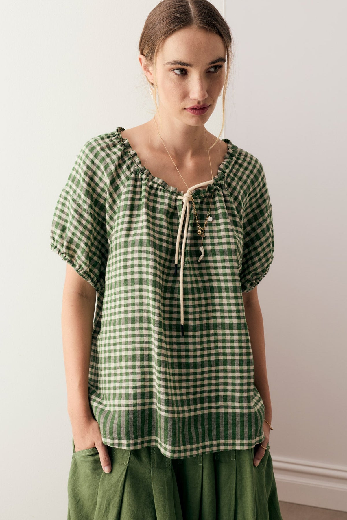 Lume Top / Gingham