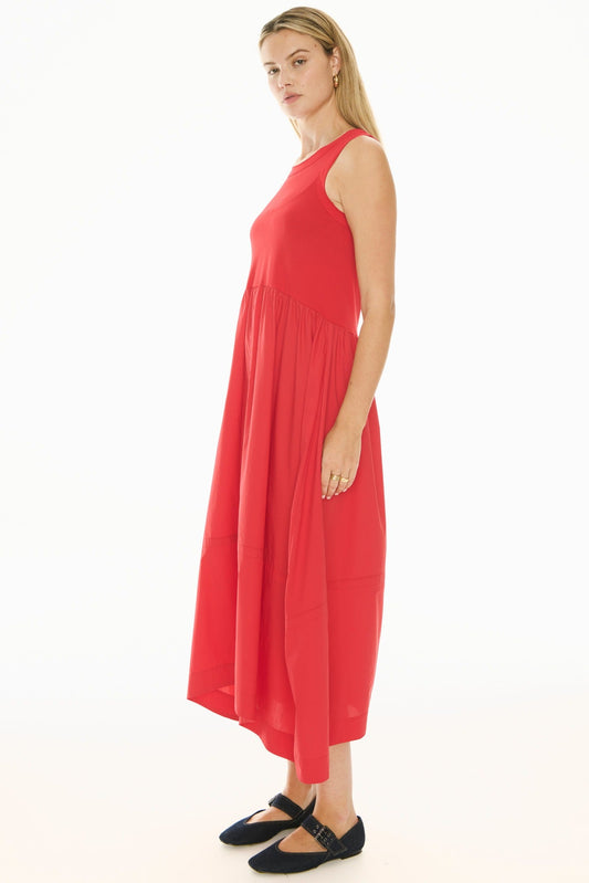 Belle Tank Dress / Red