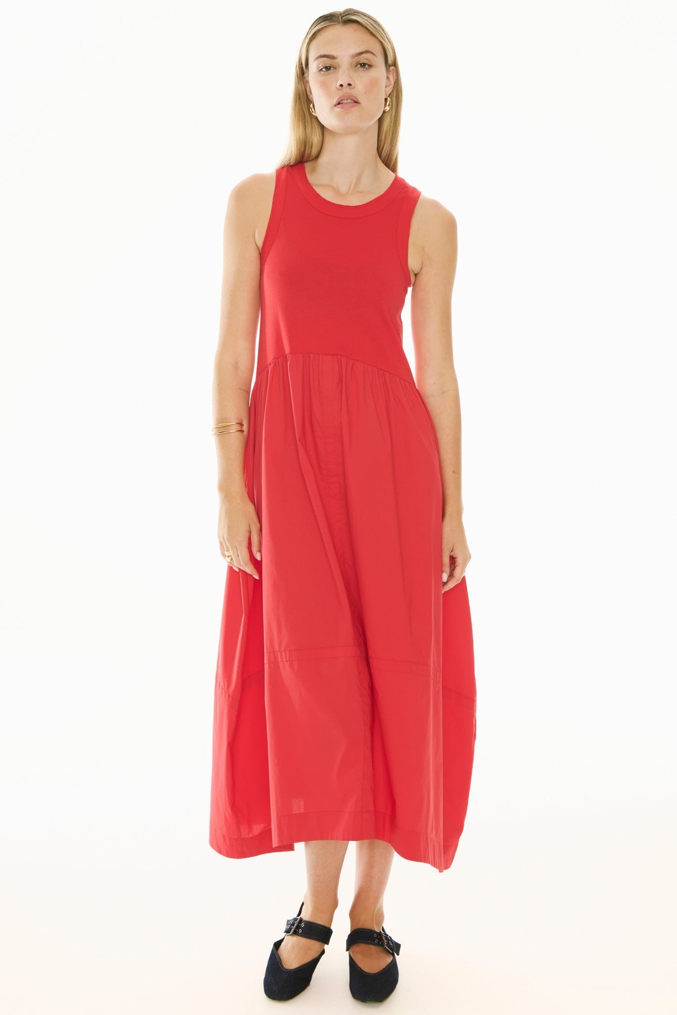 Belle Tank Dress / Red