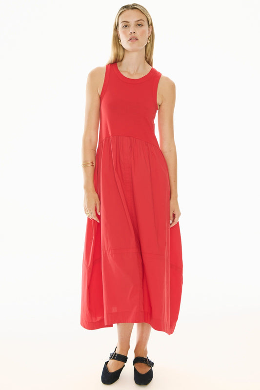 Belle Tank Dress / Red