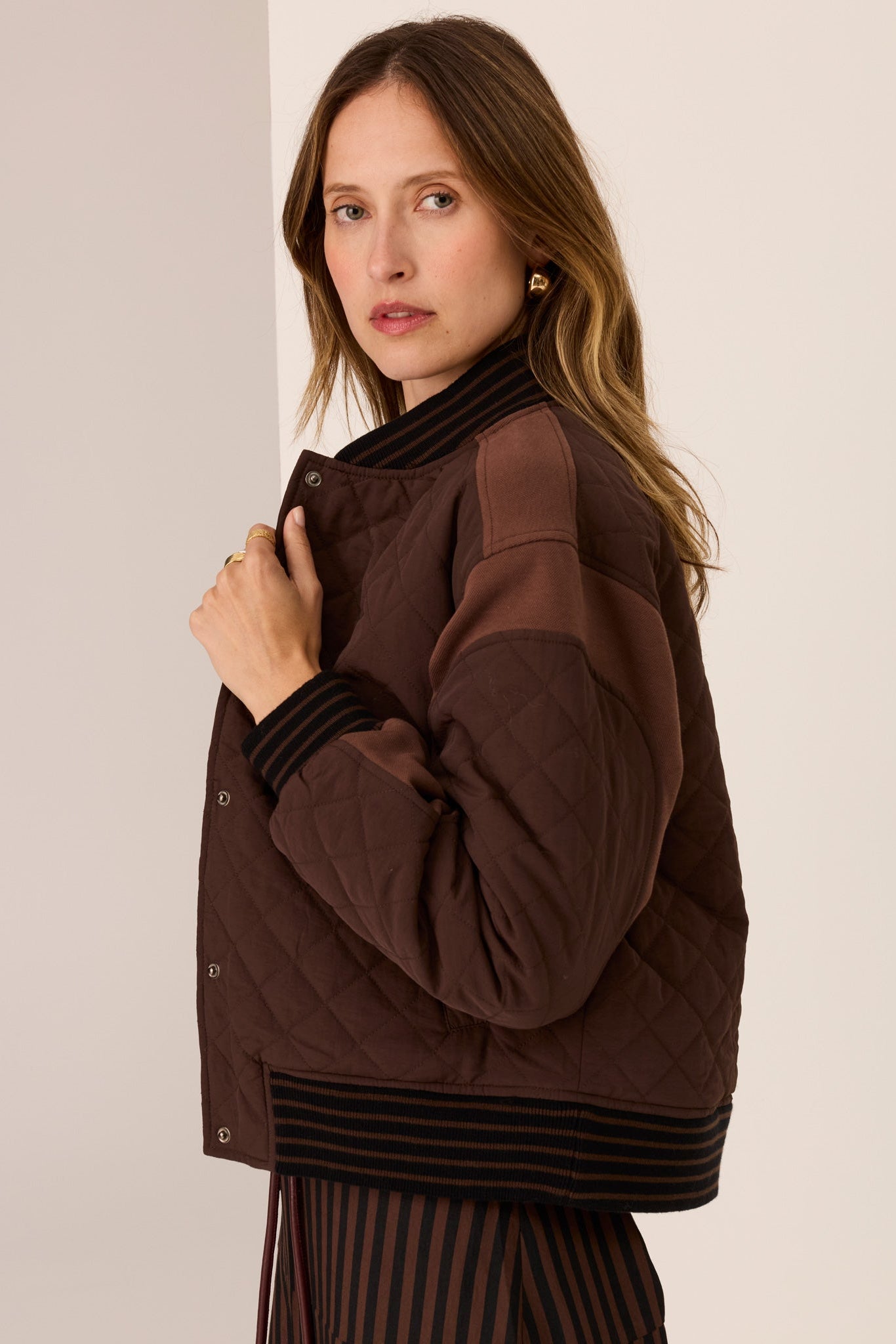Cassidy Varsity Jacket / Choc-Choc