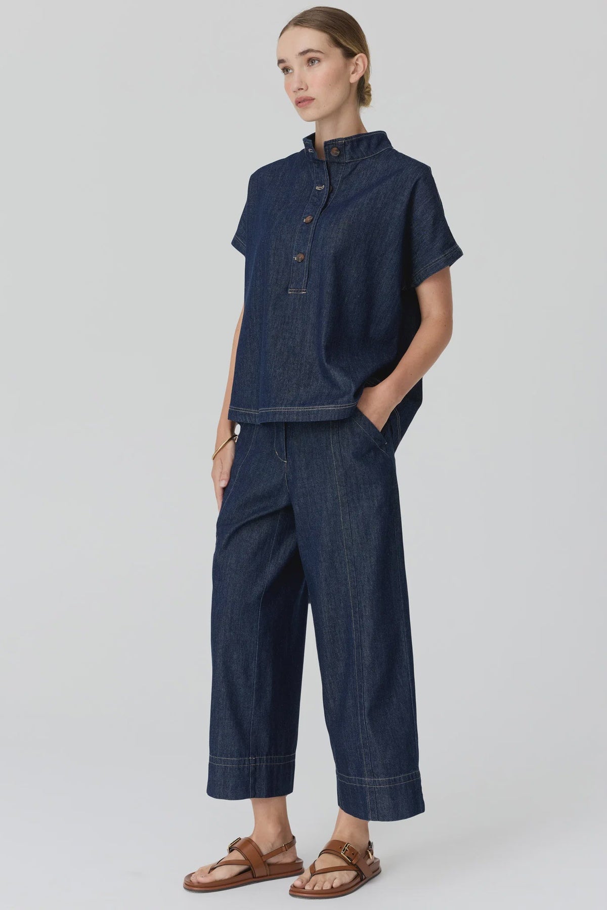 Anise Crop Pant / Denim