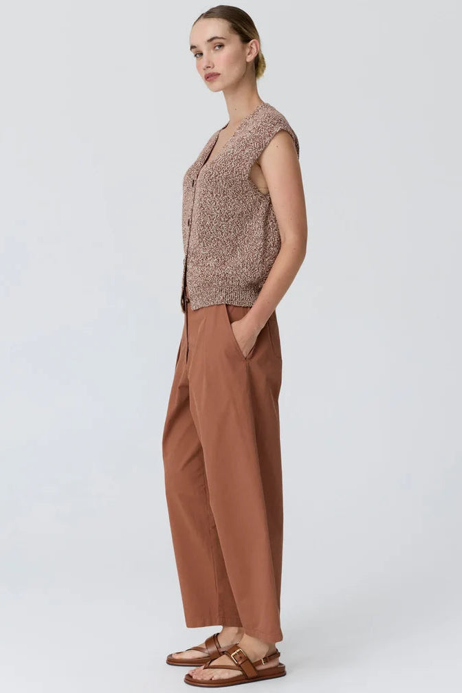 Alma Barrel Pant / Toffee