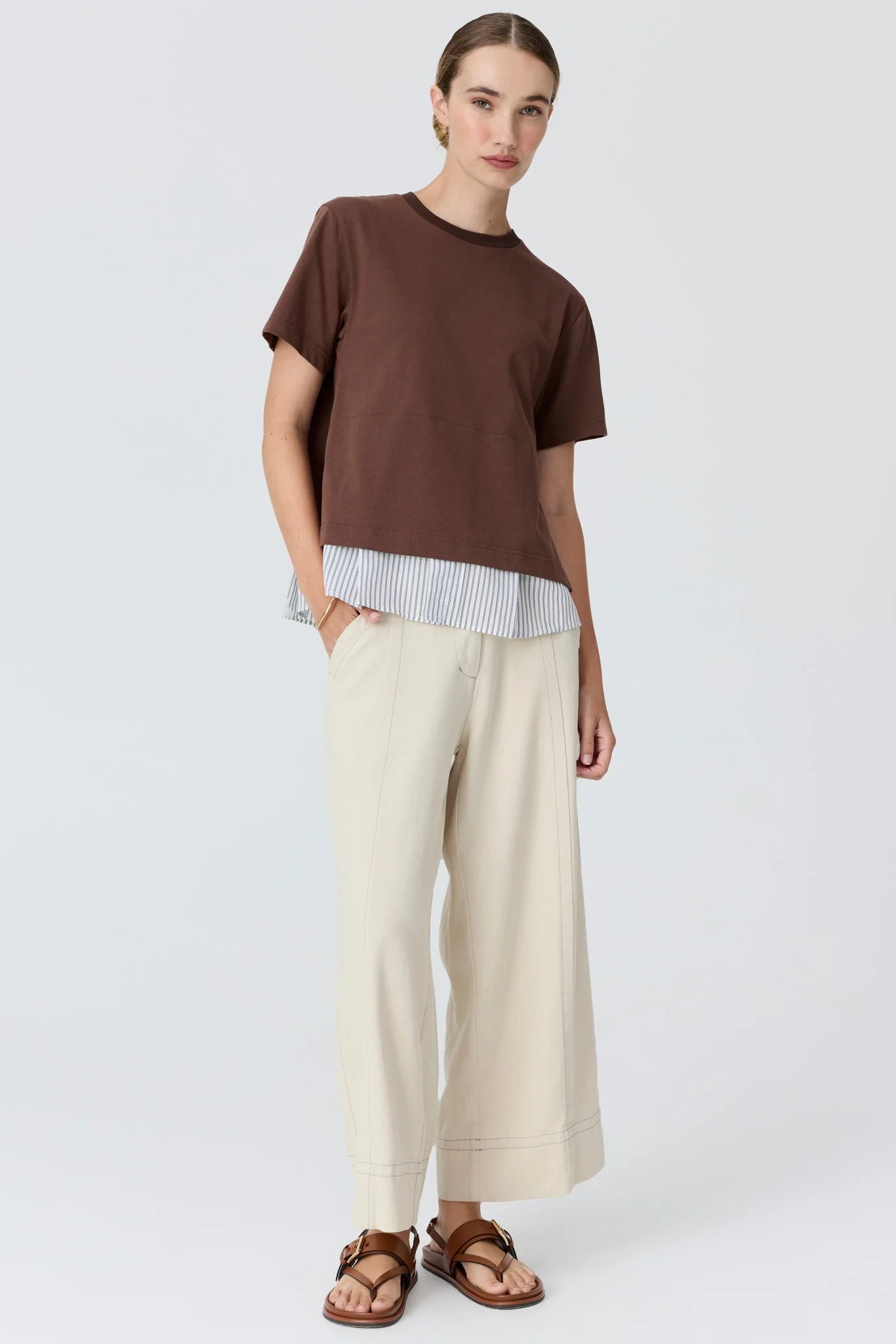 Mirel Multimedia Tee / Choc