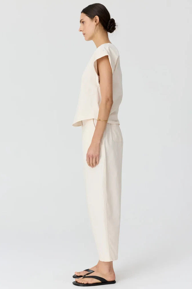 Alma Barrel Pant / Pebble