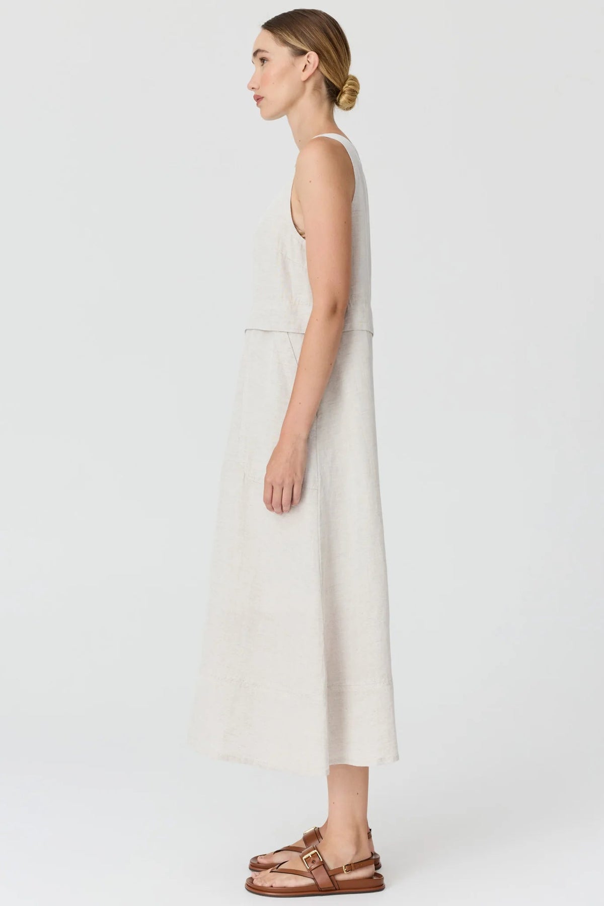Frankie Double Layer Dress / Natural