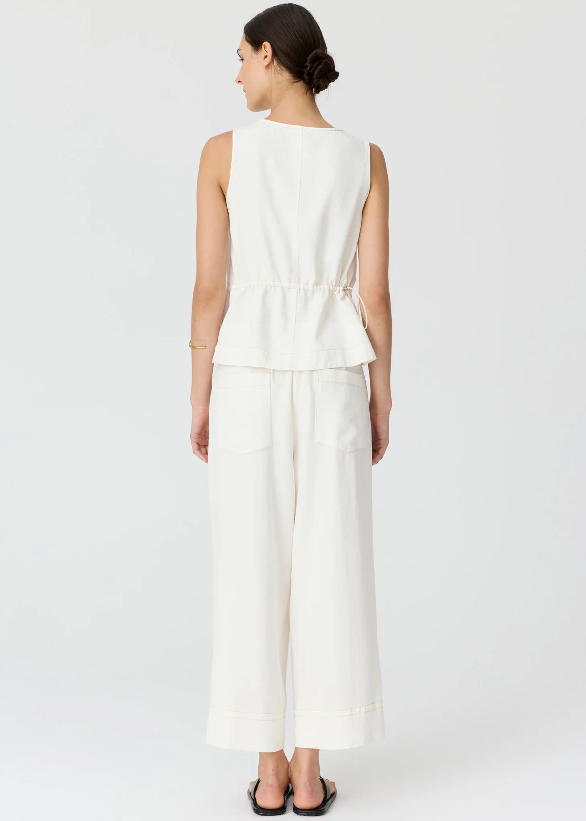 Anise Crop Pant / Chalk
