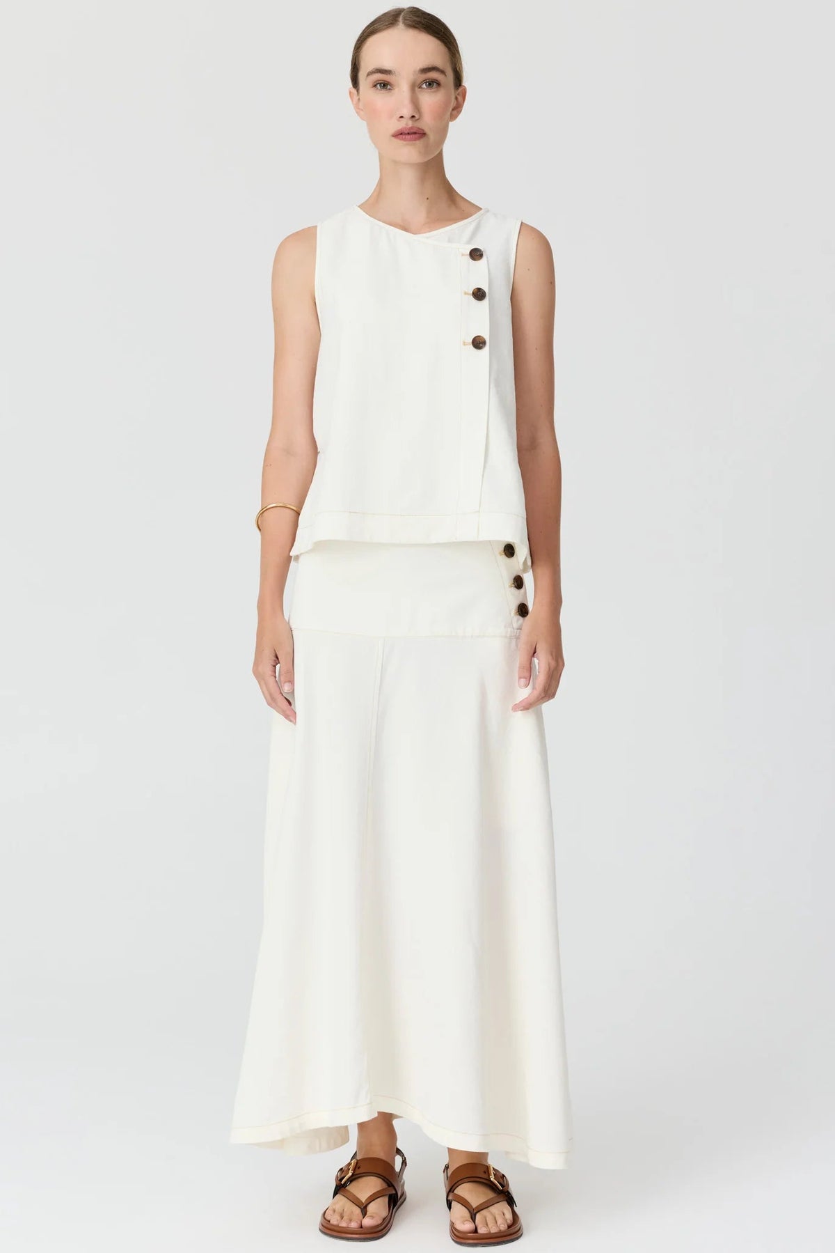 Anise Skirt / Chalk