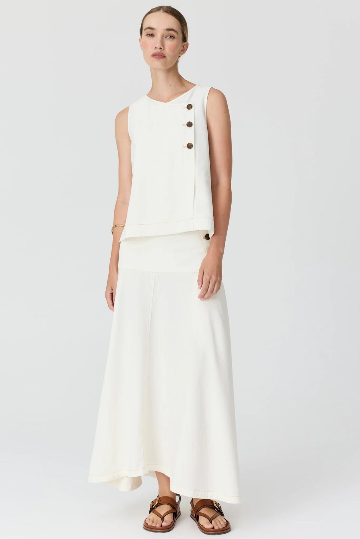 Anise Skirt / Chalk