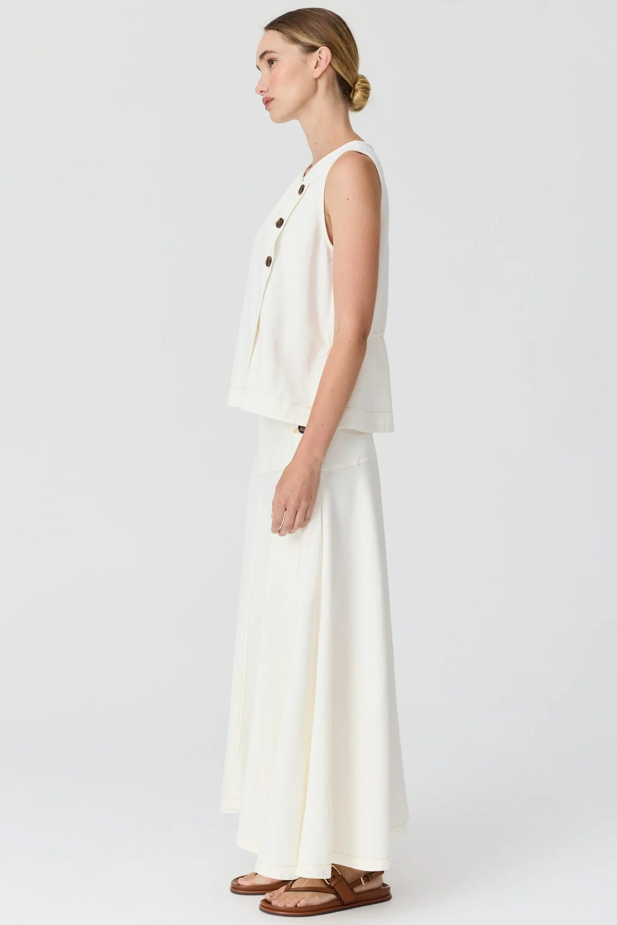 Anise Skirt / Chalk