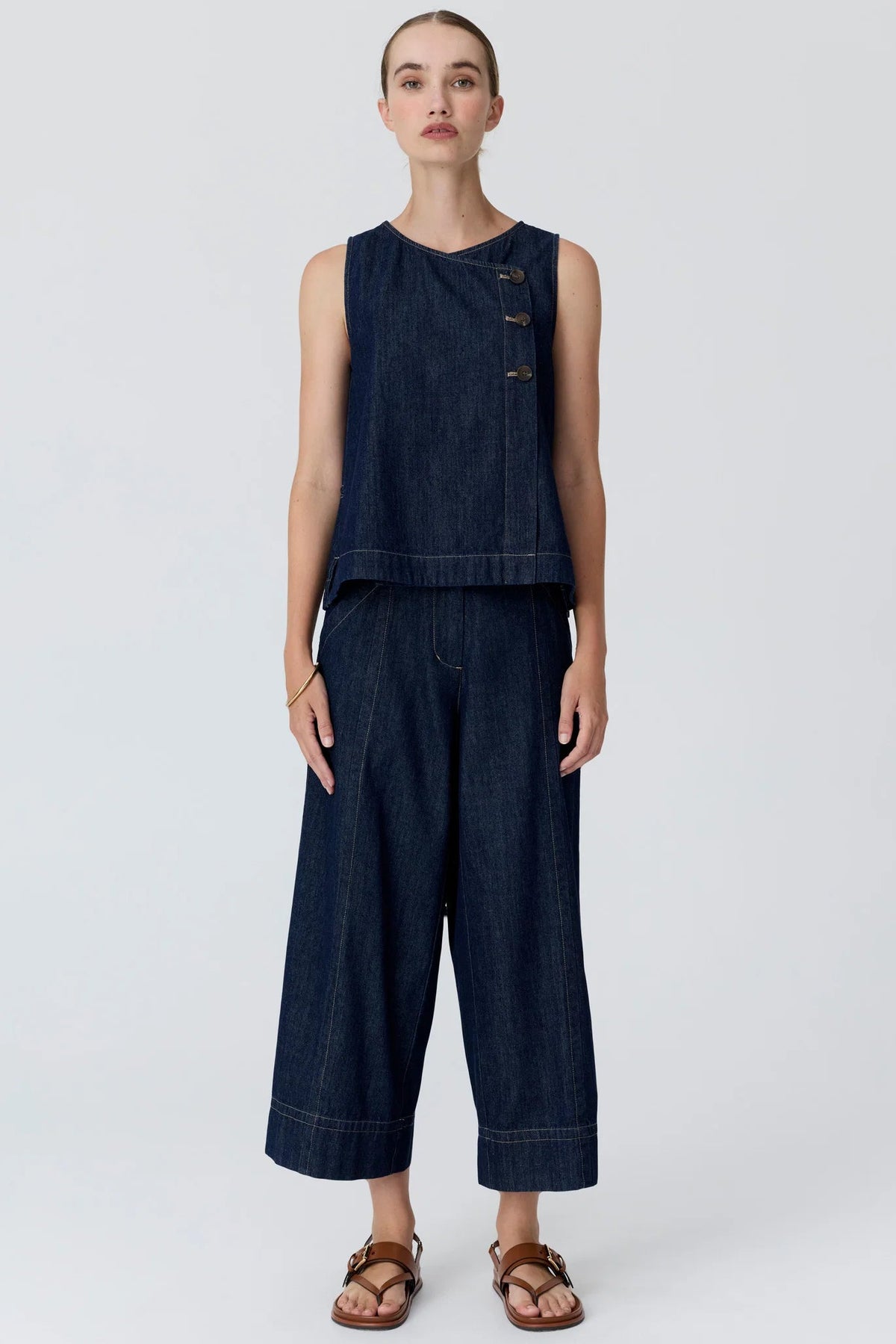 Anise Crop Pant / Denim