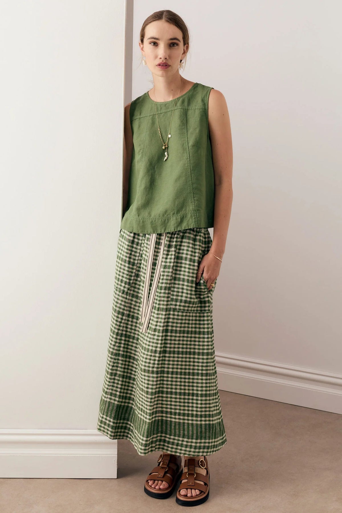 Lume Skirt / Gingham