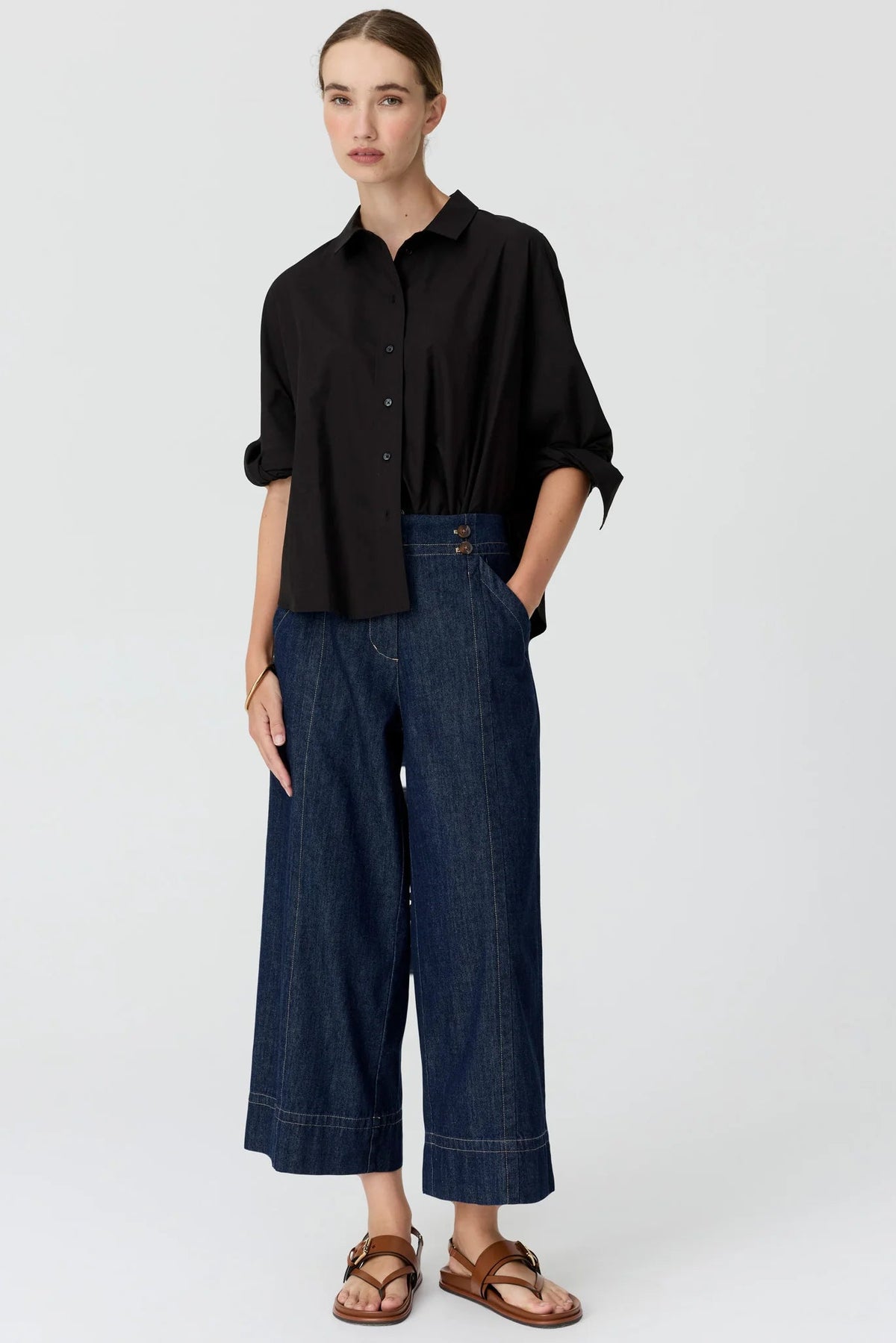 Anise Crop Pant / Denim