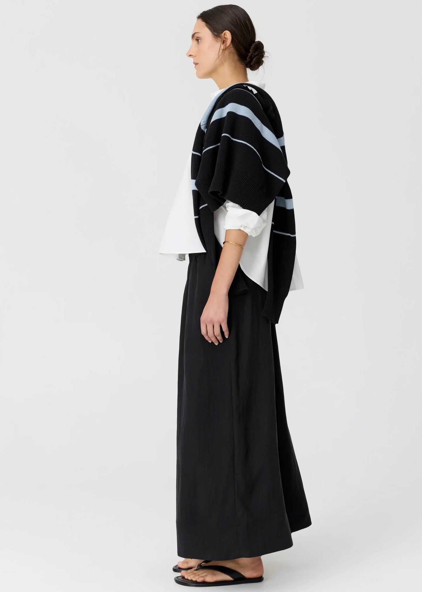 Elina 2 Way Shirt / White
