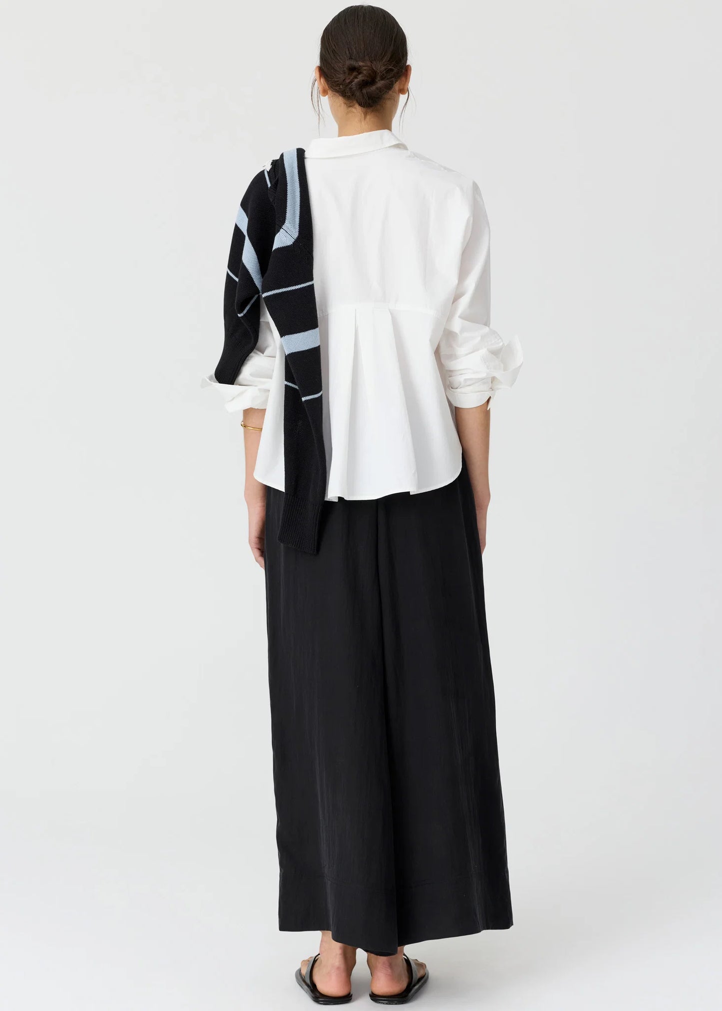 Elina 2 Way Shirt / White