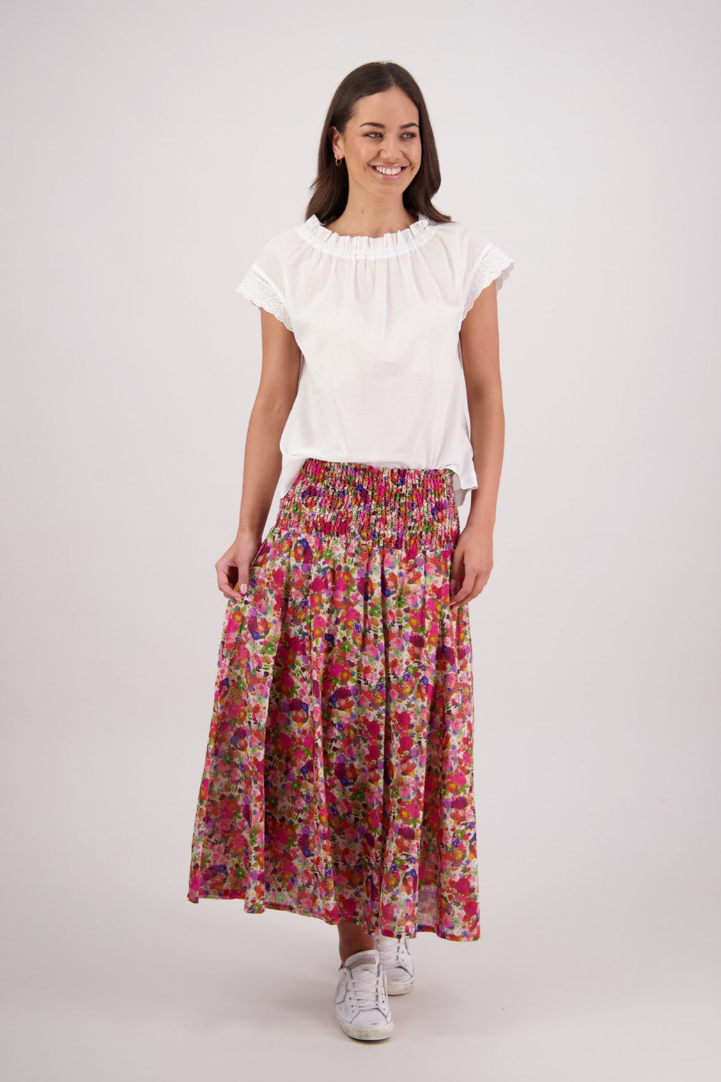 Pandora Skirt / Bright Floral