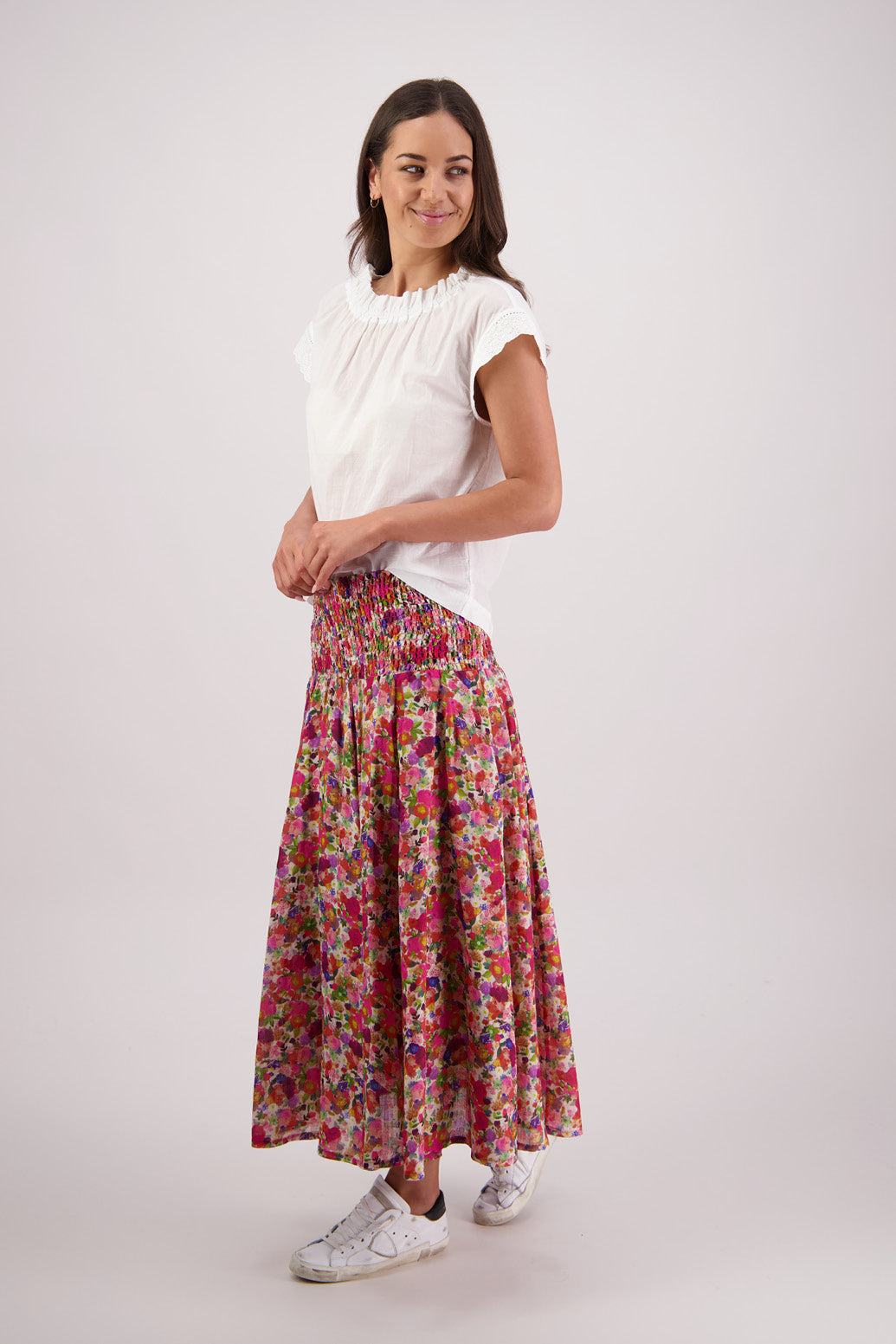Pandora Skirt / Bright Floral