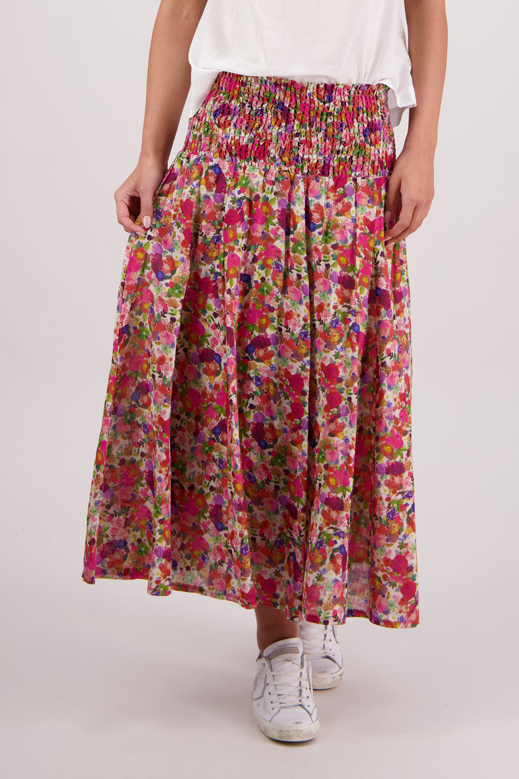 Pandora Skirt / Bright Floral