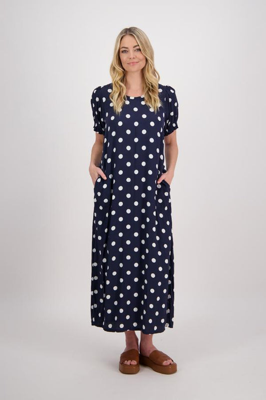 Petunia Dress /White Spot