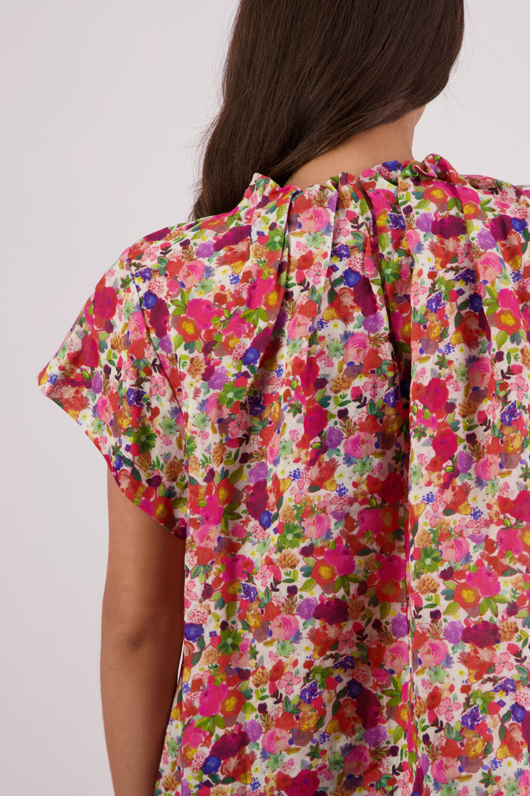 Pia Top / Bright Floral