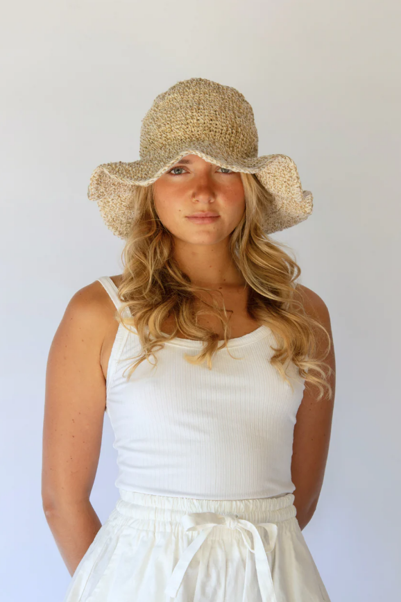 Polly Short Brim Hat / Natural