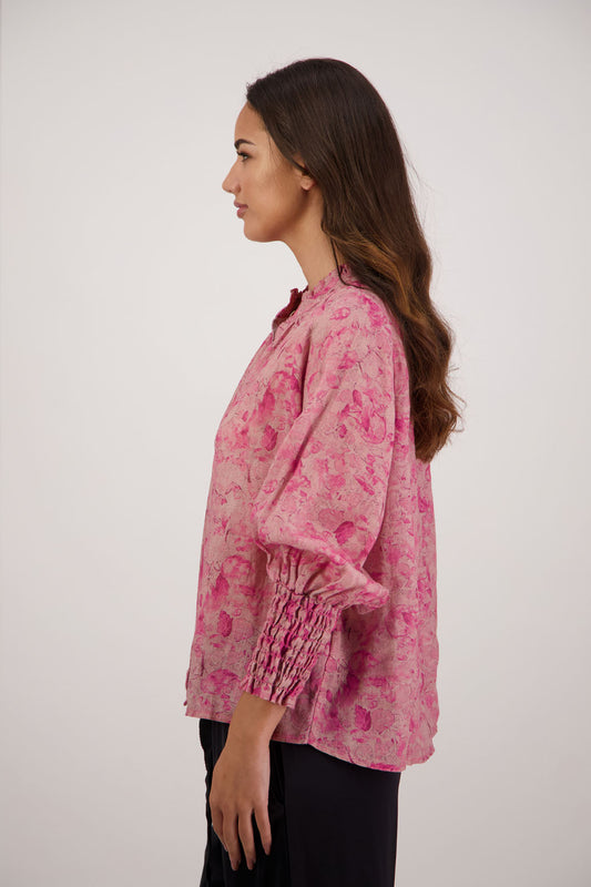 Raewyn Shirt / Pink Floral