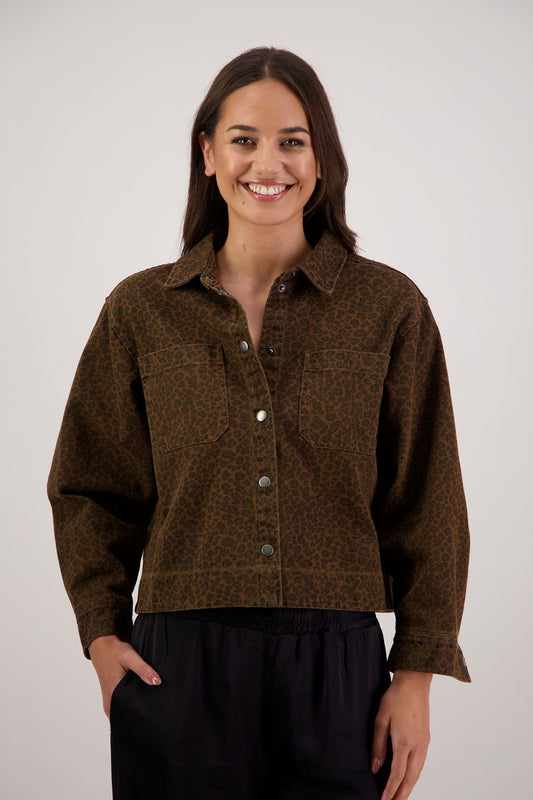 Raff Jacket / Tan Animal