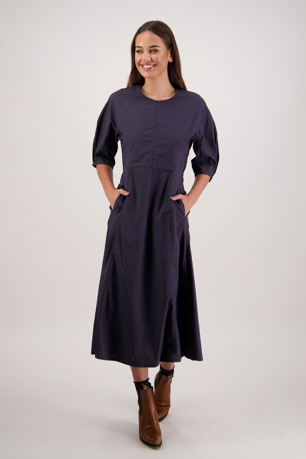 River Dress / Navy