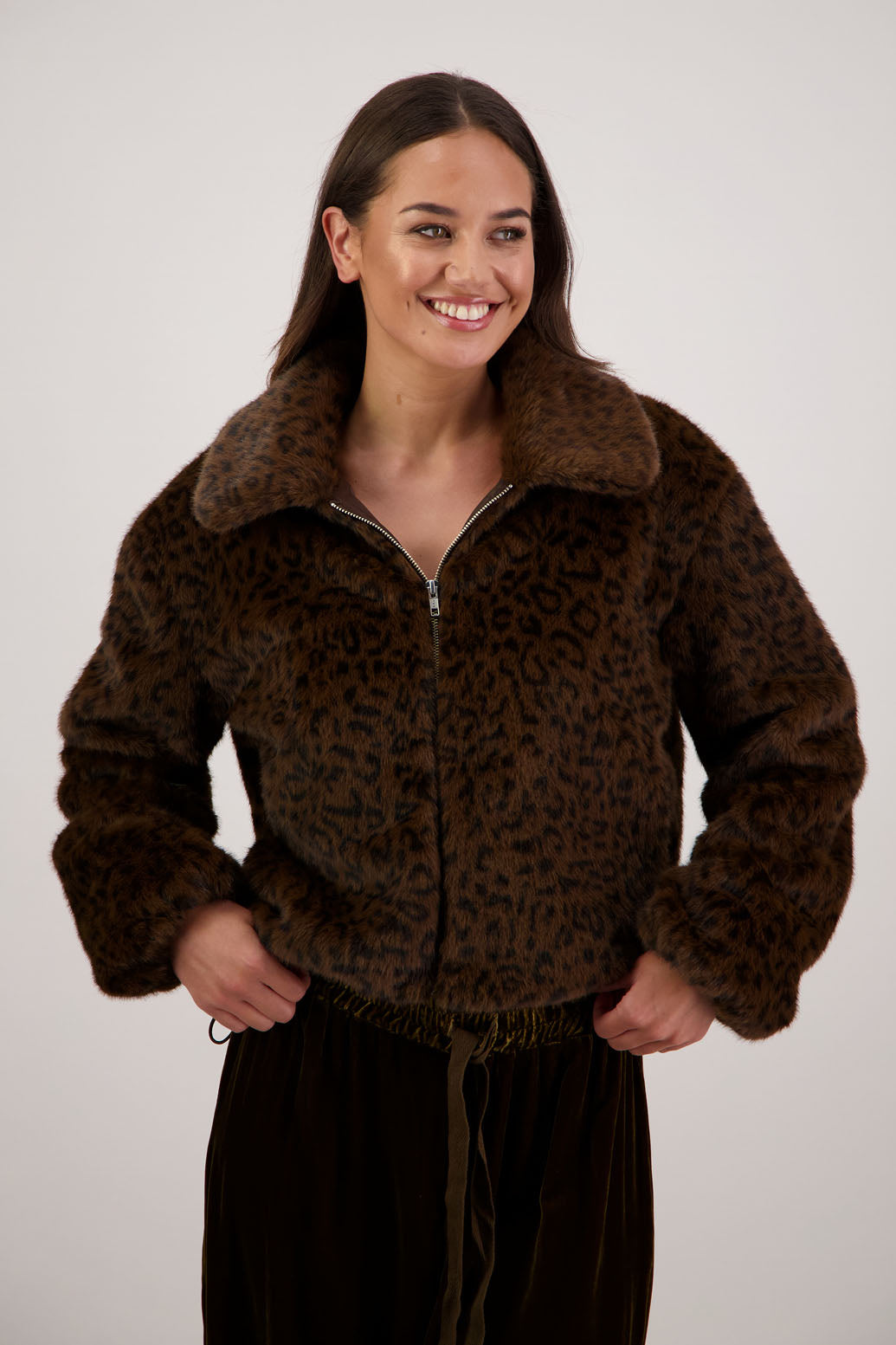 Roper Bomber Jacket / Leopard