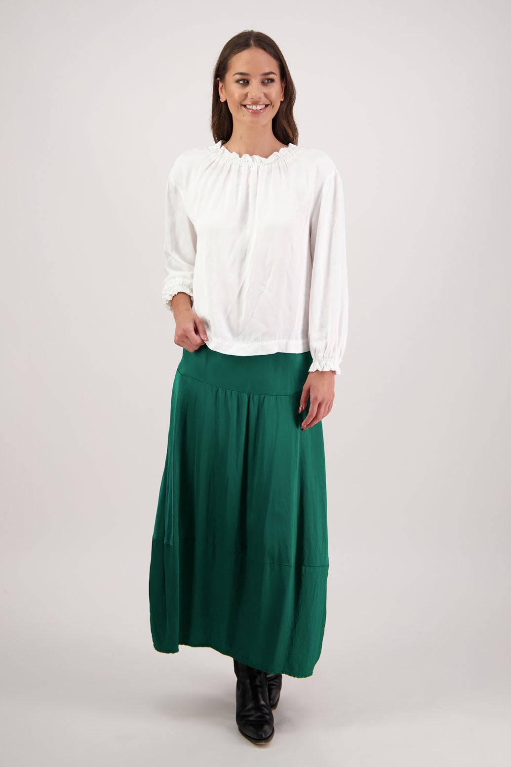 Rosetta Skirt / Emerald