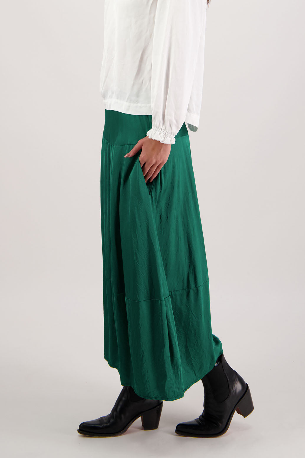Rosetta Skirt / Emerald