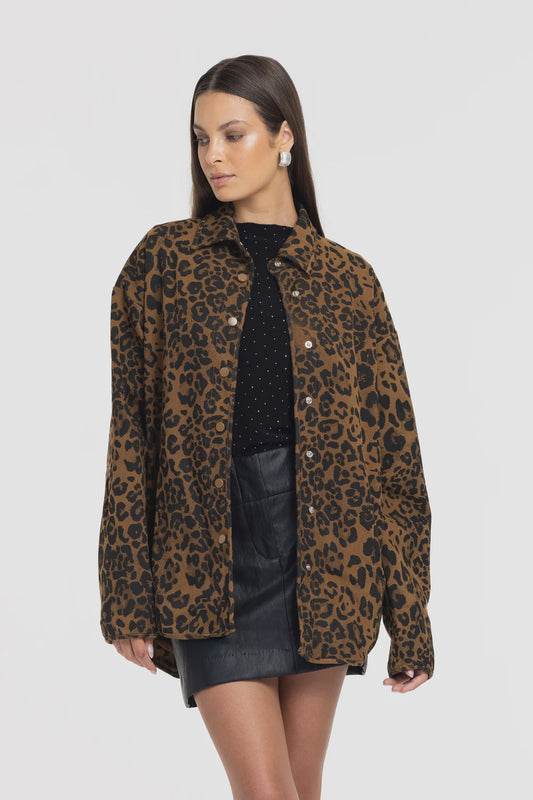 Run Wild Jacket / Brown Leopard