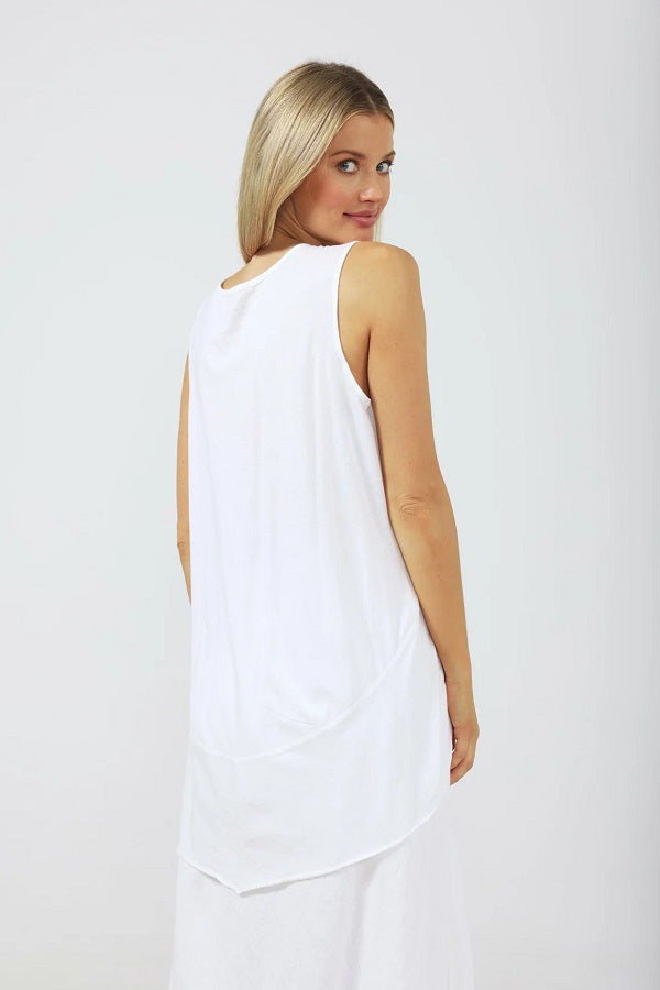 Angola Singlet /White