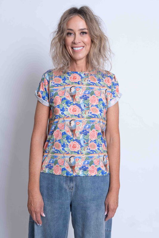 Blue Bird Fitted Tee