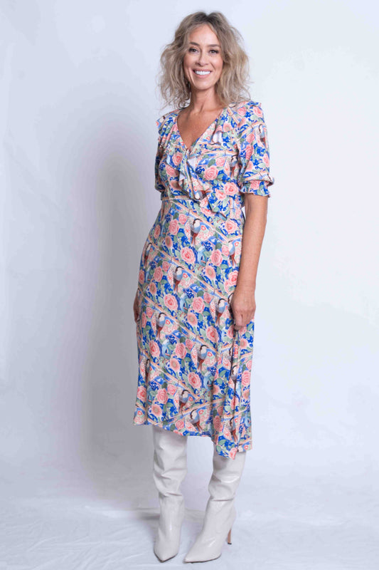Blue Bird Viscose Xver Dress