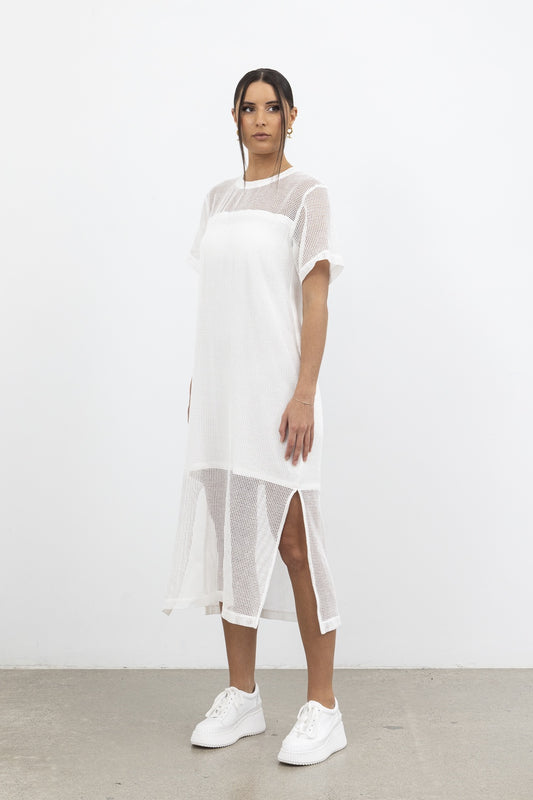 Snapshot Chic Dress / White