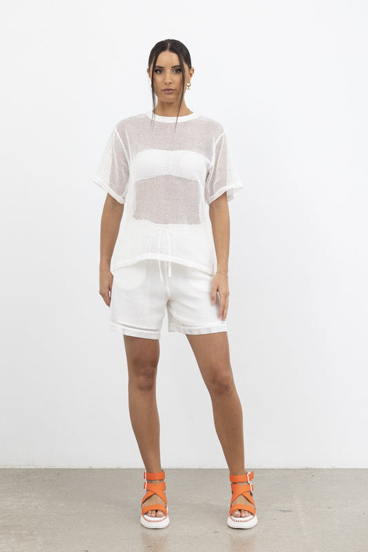 Snapshot Chic Top / White