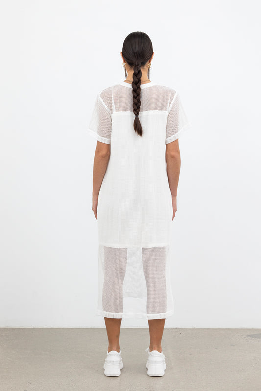 Snapshot Chic Dress / White