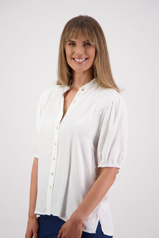 Saffron Top / Ivory