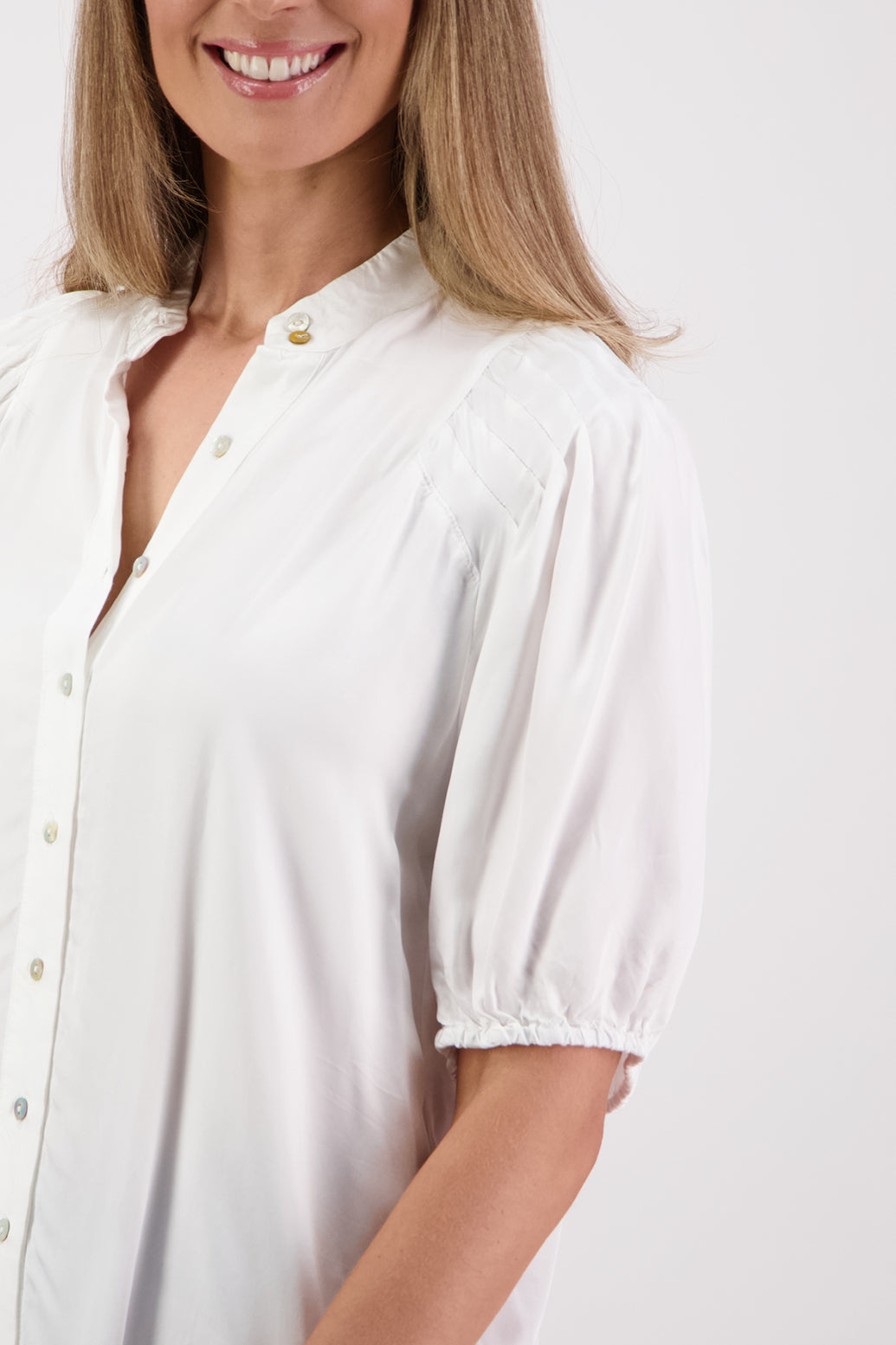 Saffron Top / Ivory