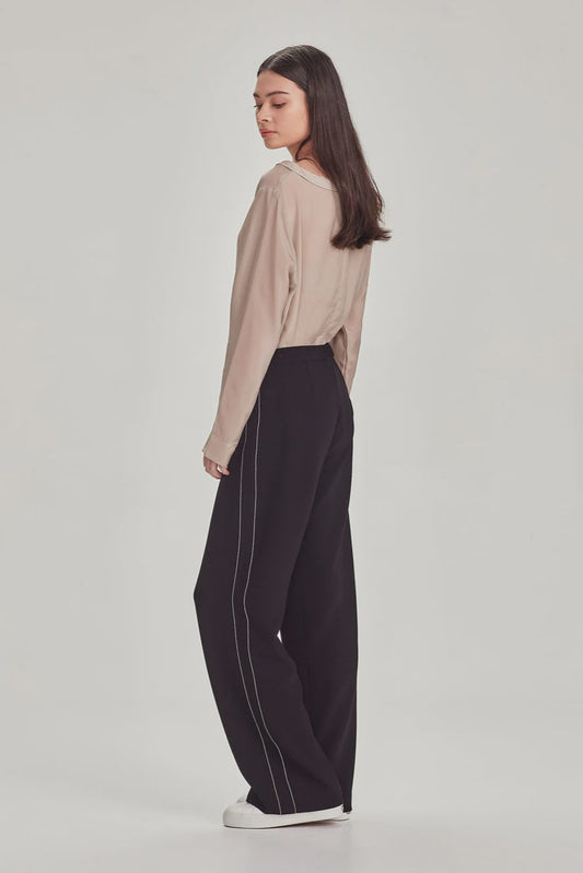 Longline Landscape Pant / black-white