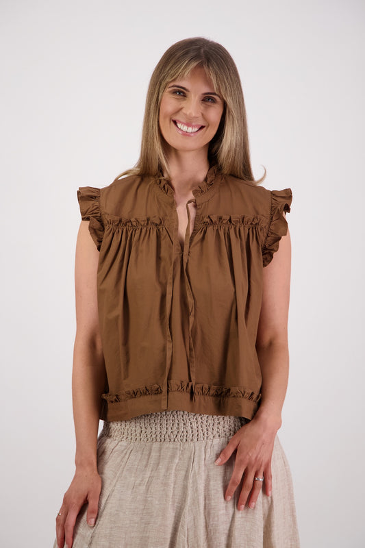 Skye Top / Tan