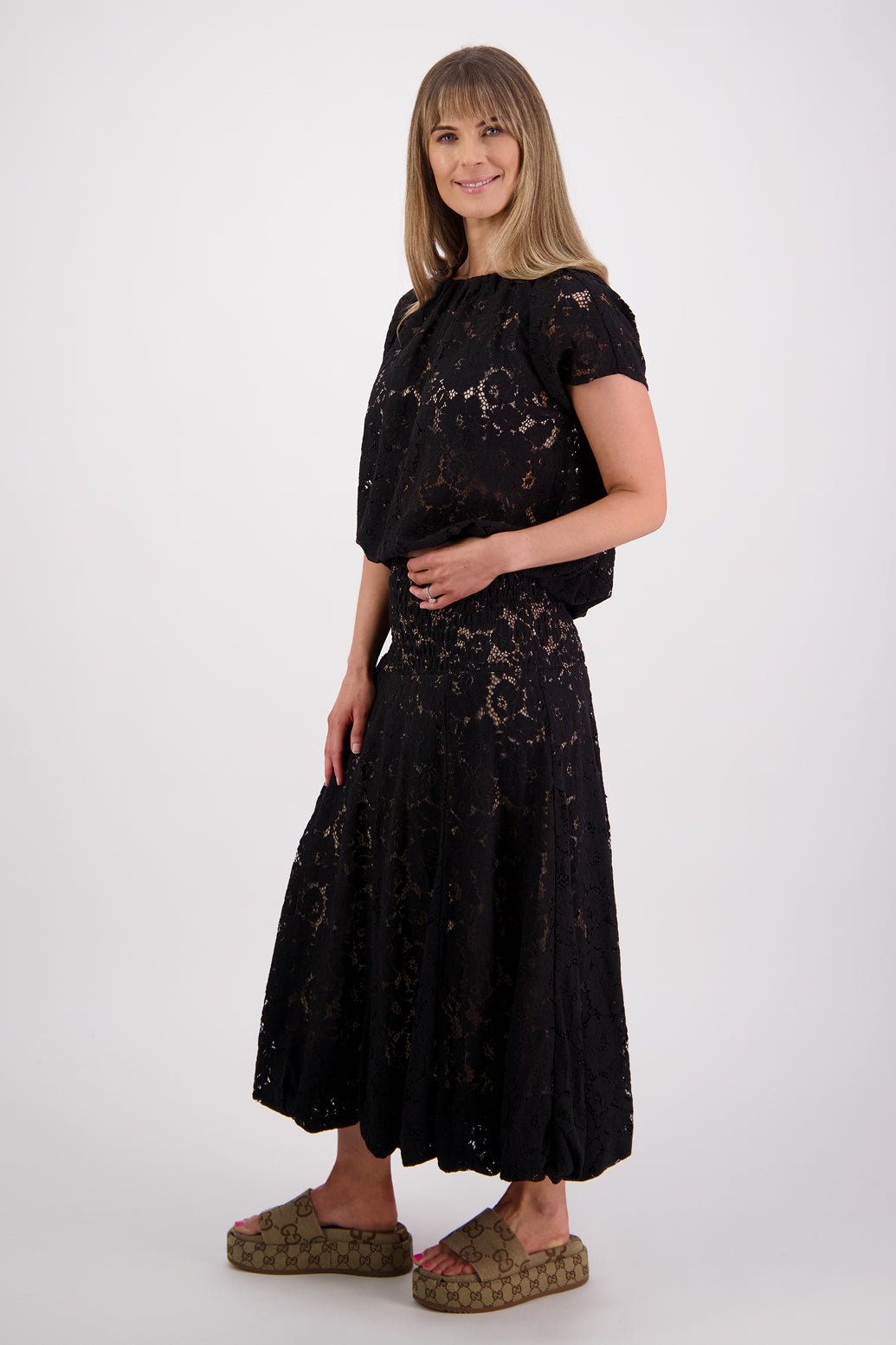 Sparkle Skirt / Black
