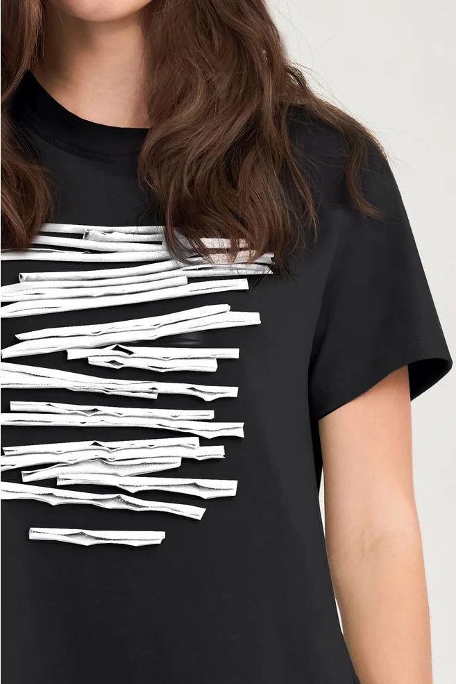 Strand Dress / Black-Ivory