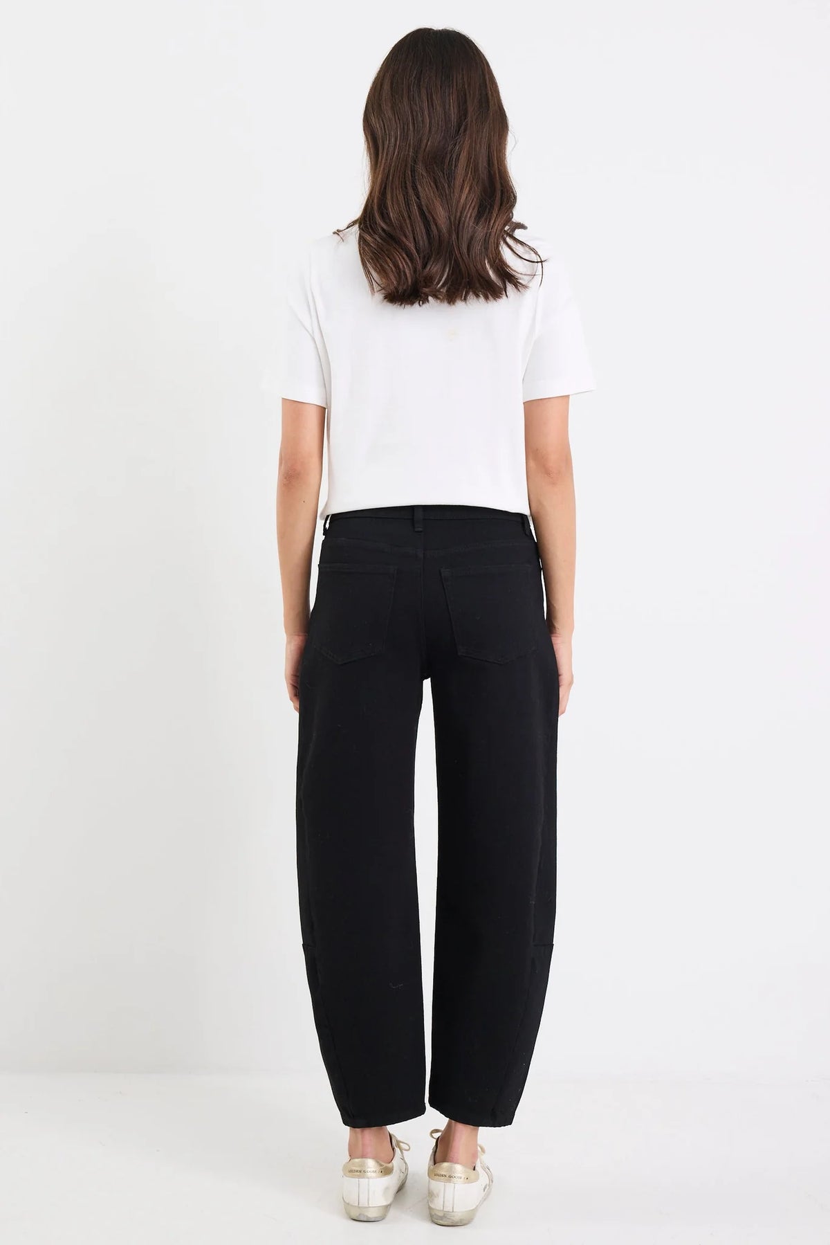 Graduate Stretch Barrel Jeans / Jet Black