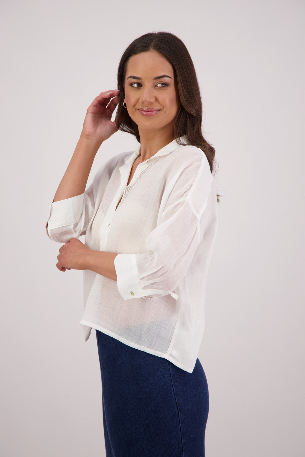 Taj Blouse / White
