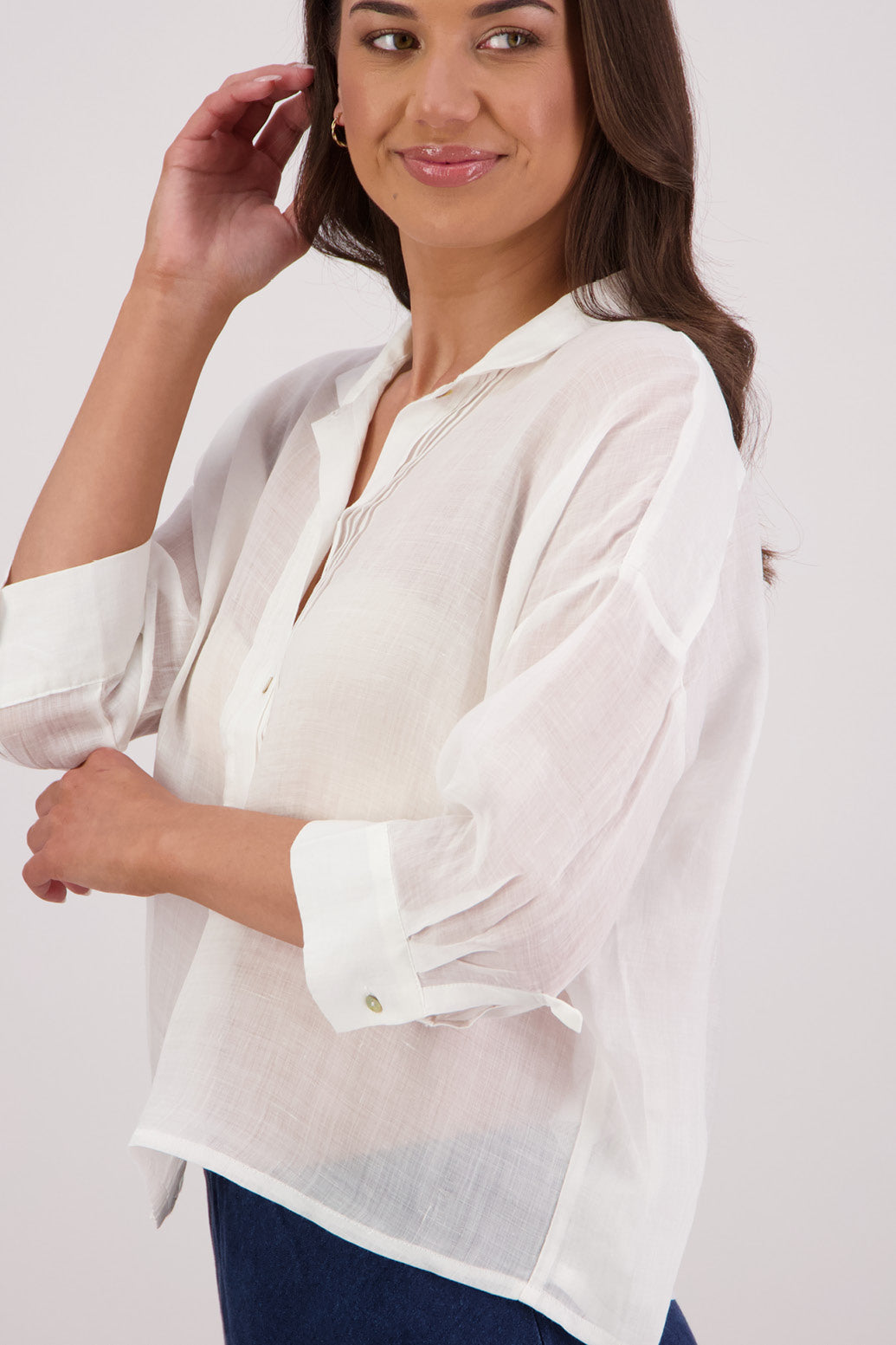 Taj Blouse / White