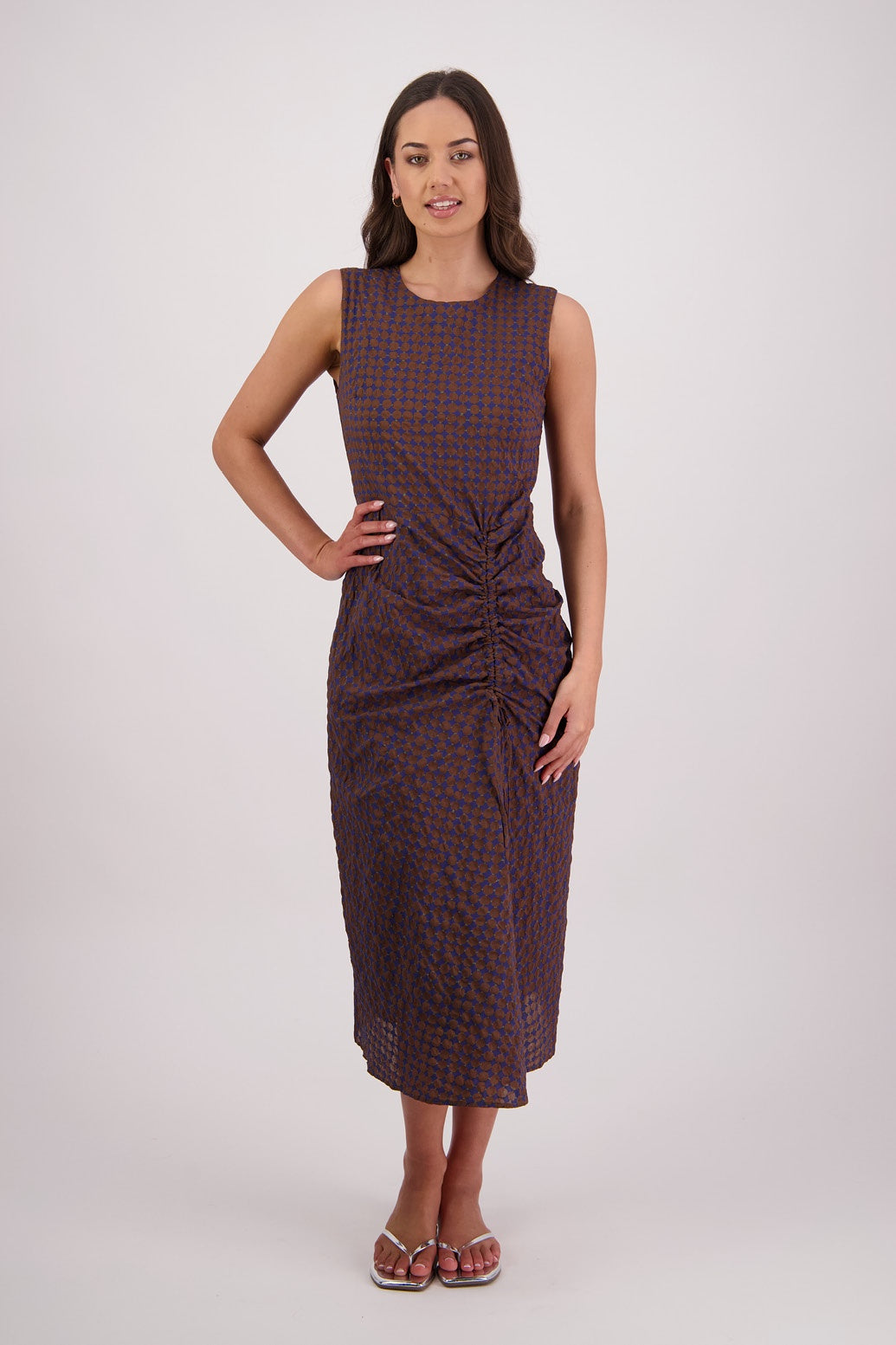 Tamara Dress / Brown-Ink