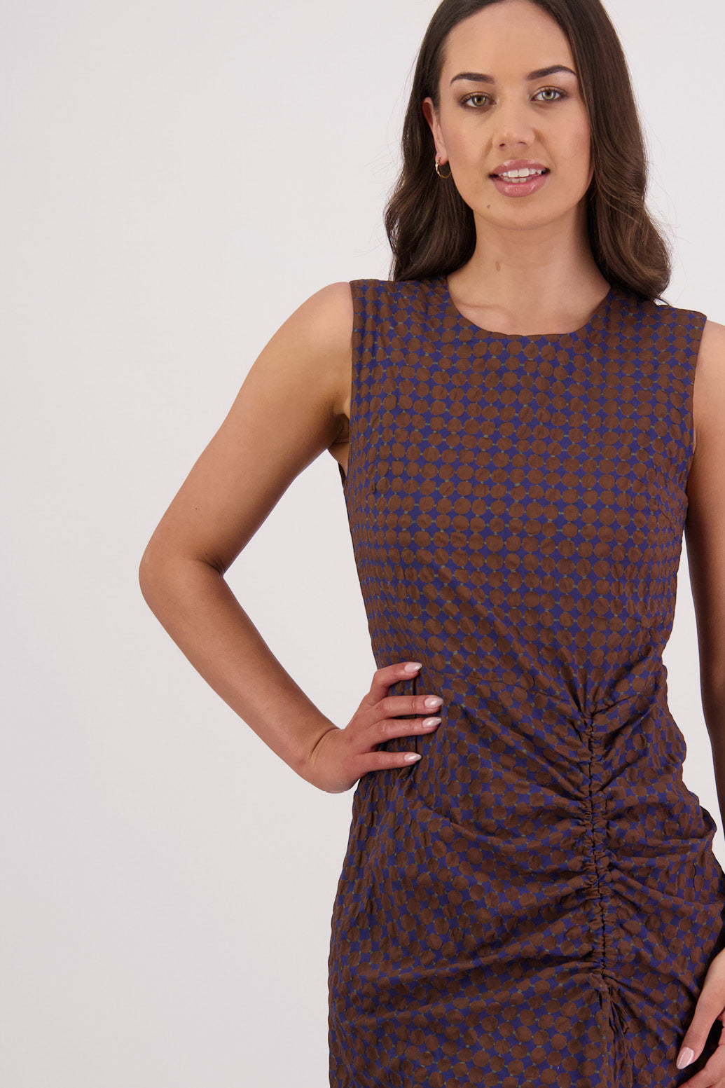 Tamara Dress / Brown-Ink