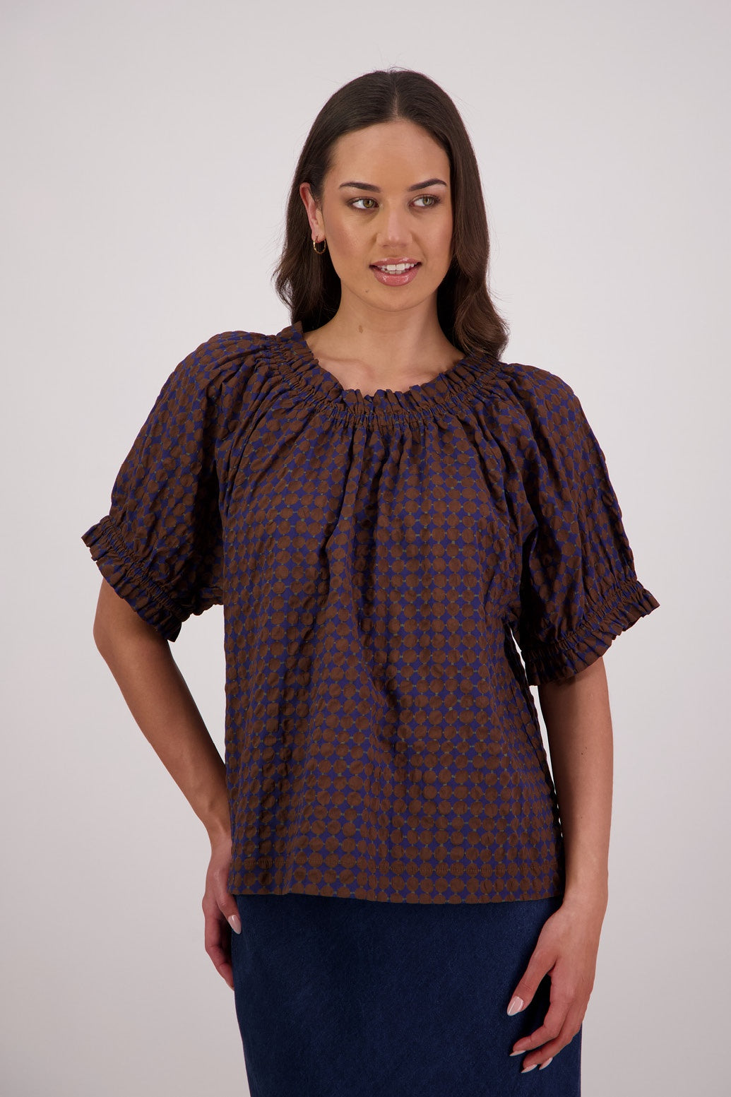 Tammy Top / Brown-Ink